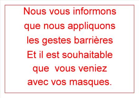 gestes barriere