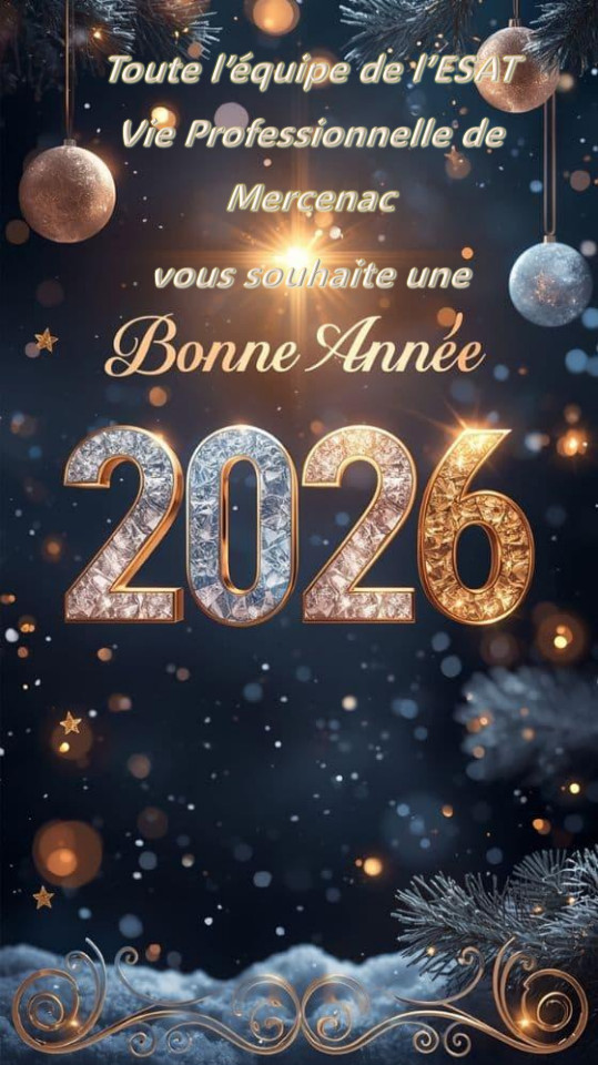MEILLEURS VOEUX 2026