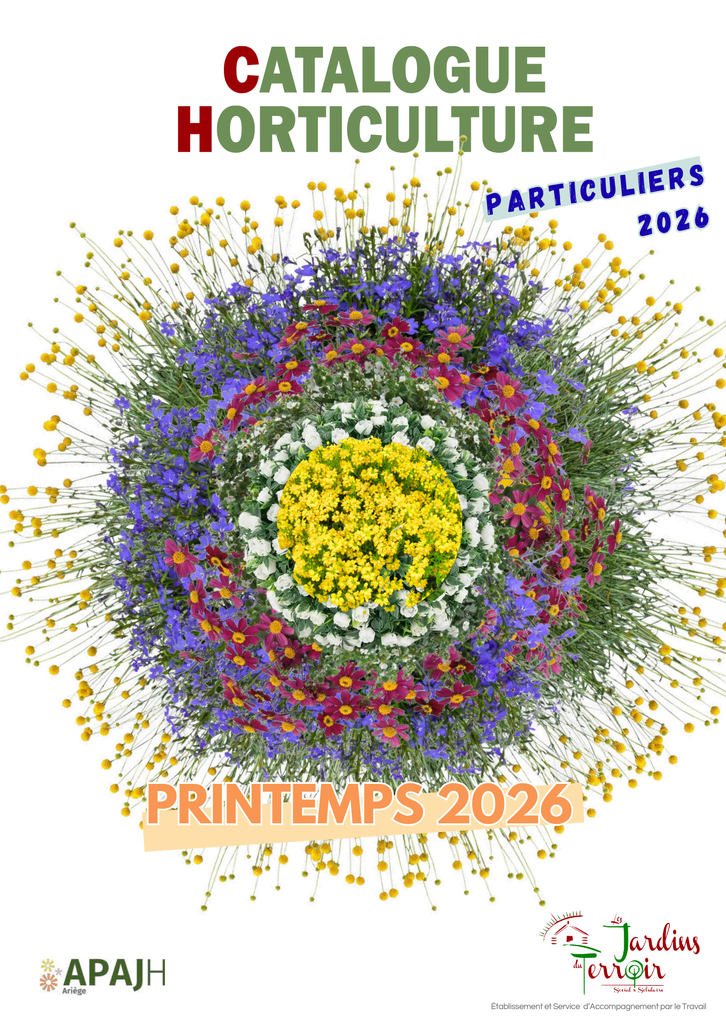 Catalogue Fleurs Printemps 2026 - prix public TTC