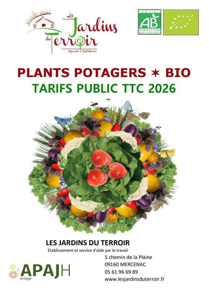 Catalogue des plants potagers bio